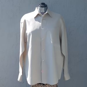 Krizia Men's Vintage Herringbone Luxury Shirt